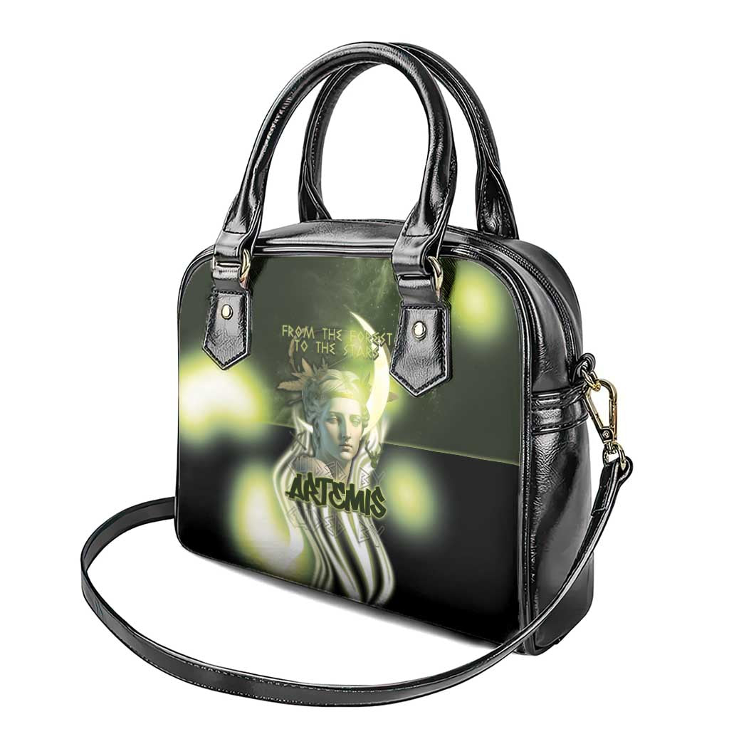 Ancient Greek Artemis Shoulder Handbag Goddess Of The Moon DT05