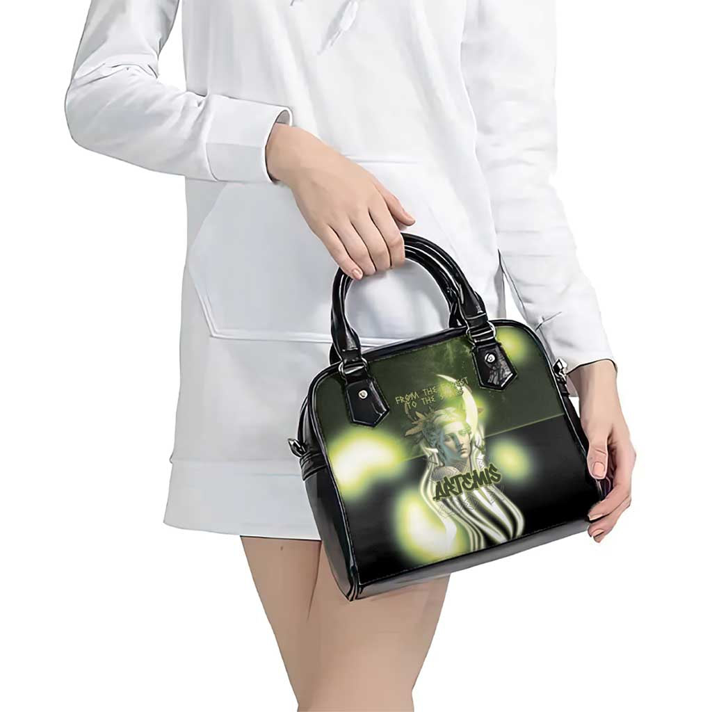 Ancient Greek Artemis Shoulder Handbag Goddess Of The Moon DT05