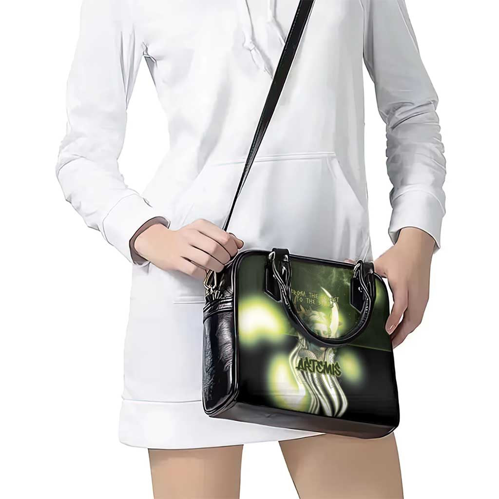 Ancient Greek Artemis Shoulder Handbag Goddess Of The Moon DT05