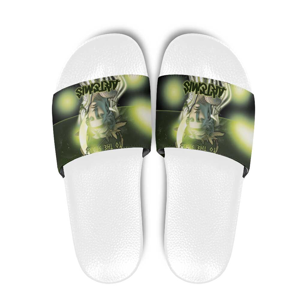 Ancient Greek Artemis Slide Sandals Goddess Of The Moon DT05