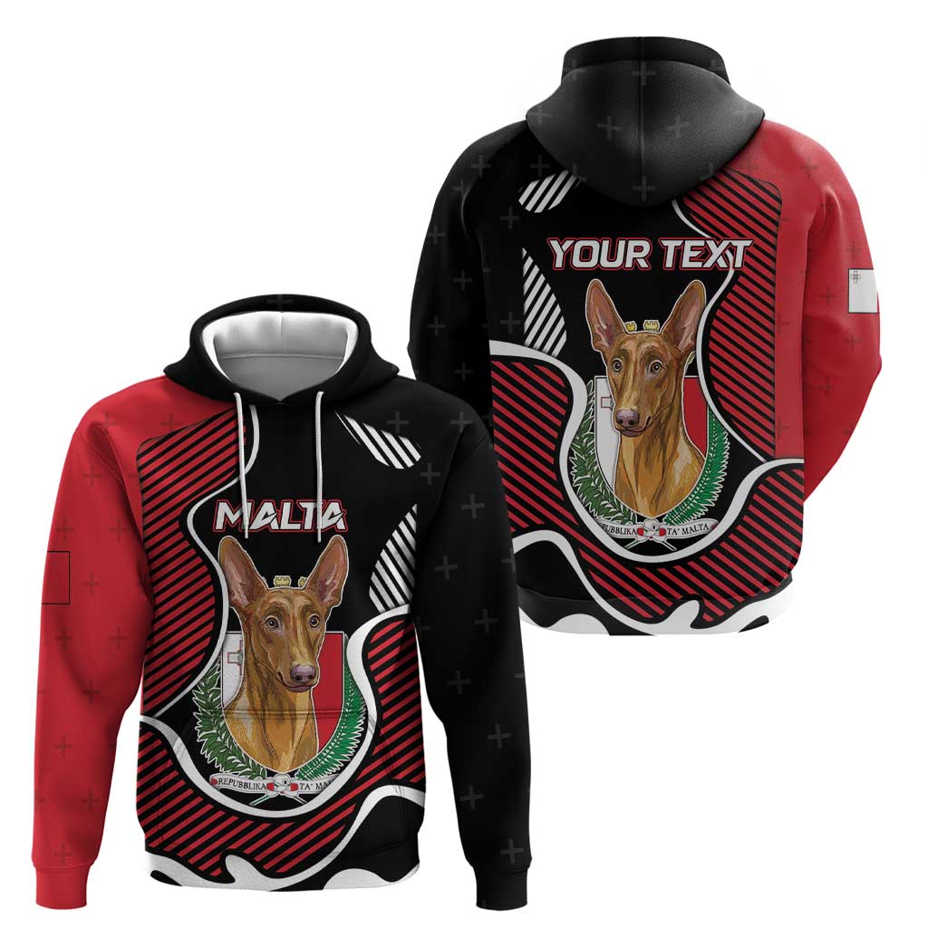 Personalized Malta Hoodie Pharaoh Hound In Coat Of Arms DT05