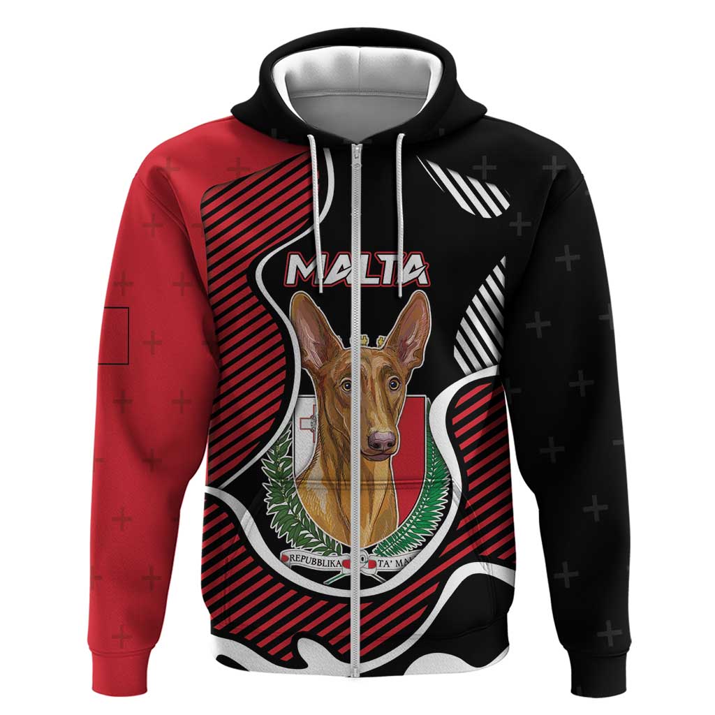 Personalized Malta Hoodie Pharaoh Hound In Coat Of Arms DT05
