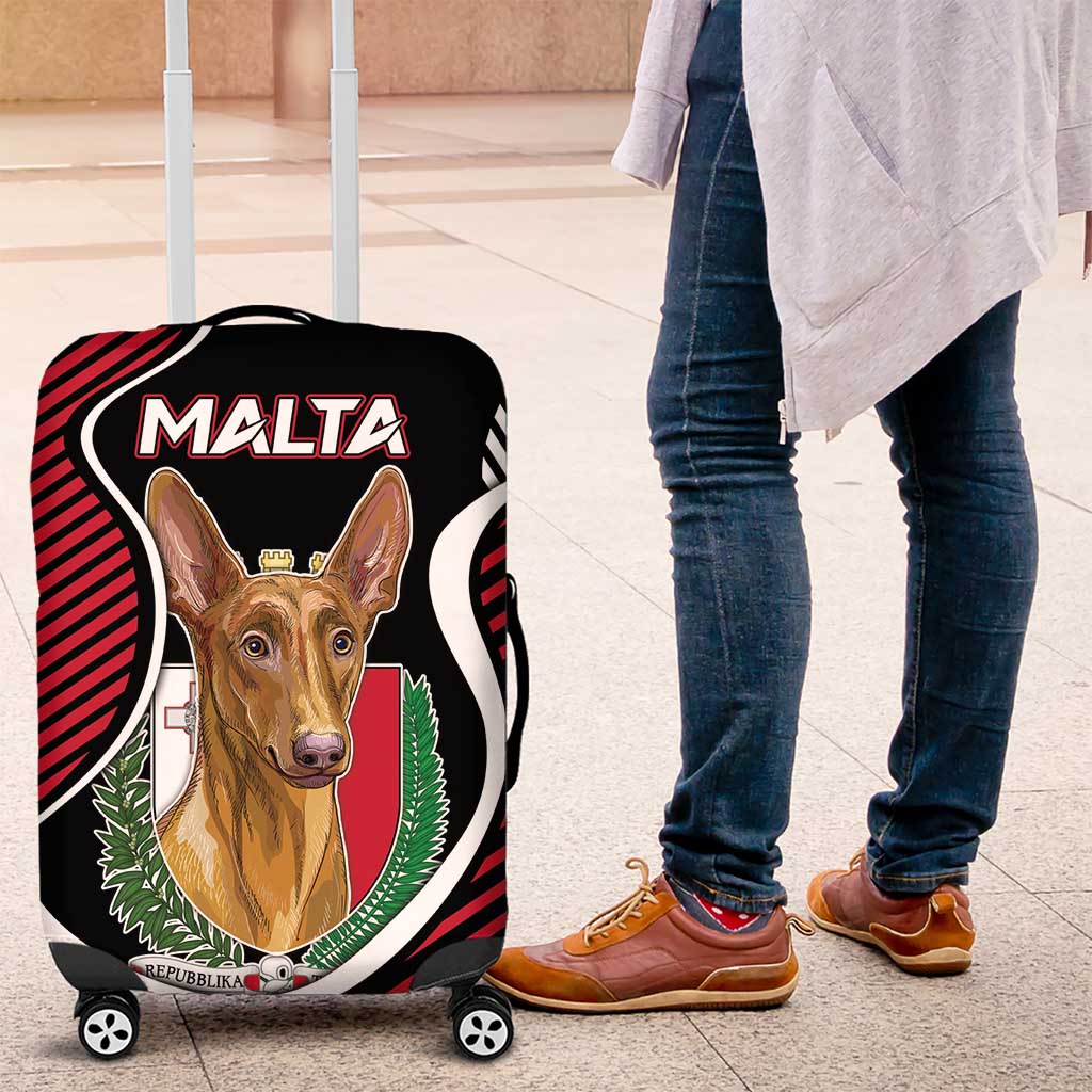Malta Luggage Cover Pharaoh Hound In Coat Of Arms DT05