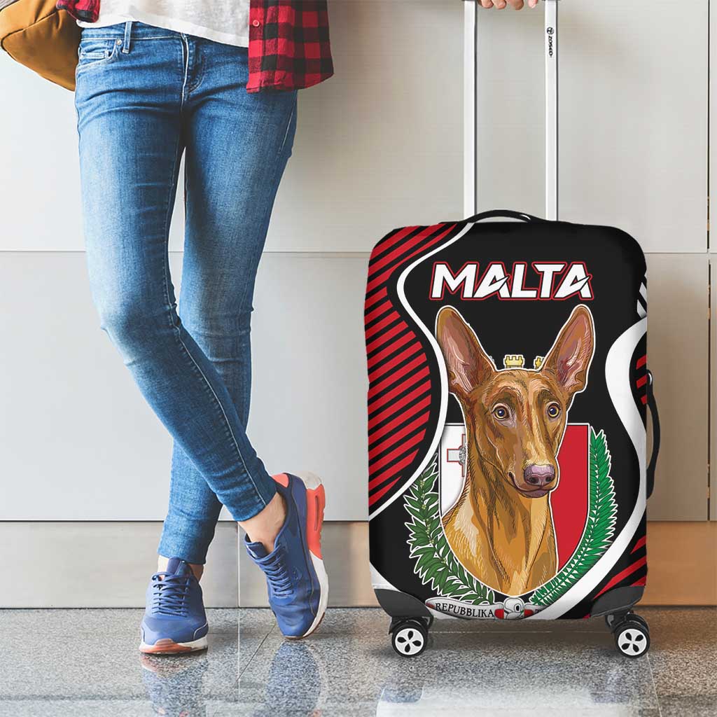 Malta Luggage Cover Pharaoh Hound In Coat Of Arms DT05