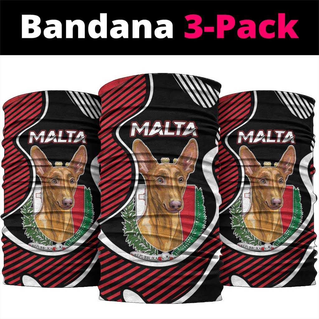 Malta Neck Gaiter Pharaoh Hound In Coat Of Arms DT05