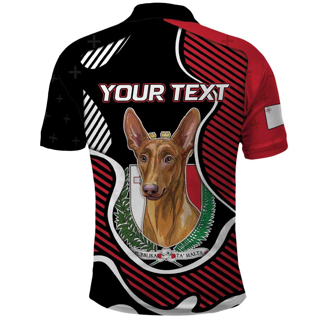 Personalized Malta Polo Shirt Pharaoh Hound In Coat Of Arms DT05