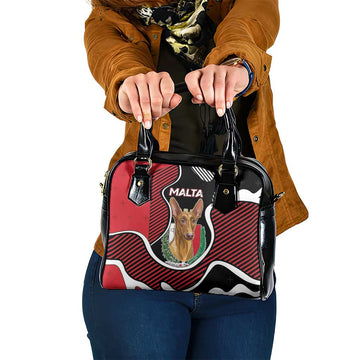 Malta Shoulder Handbag Pharaoh Hound In Coat Of Arms DT05