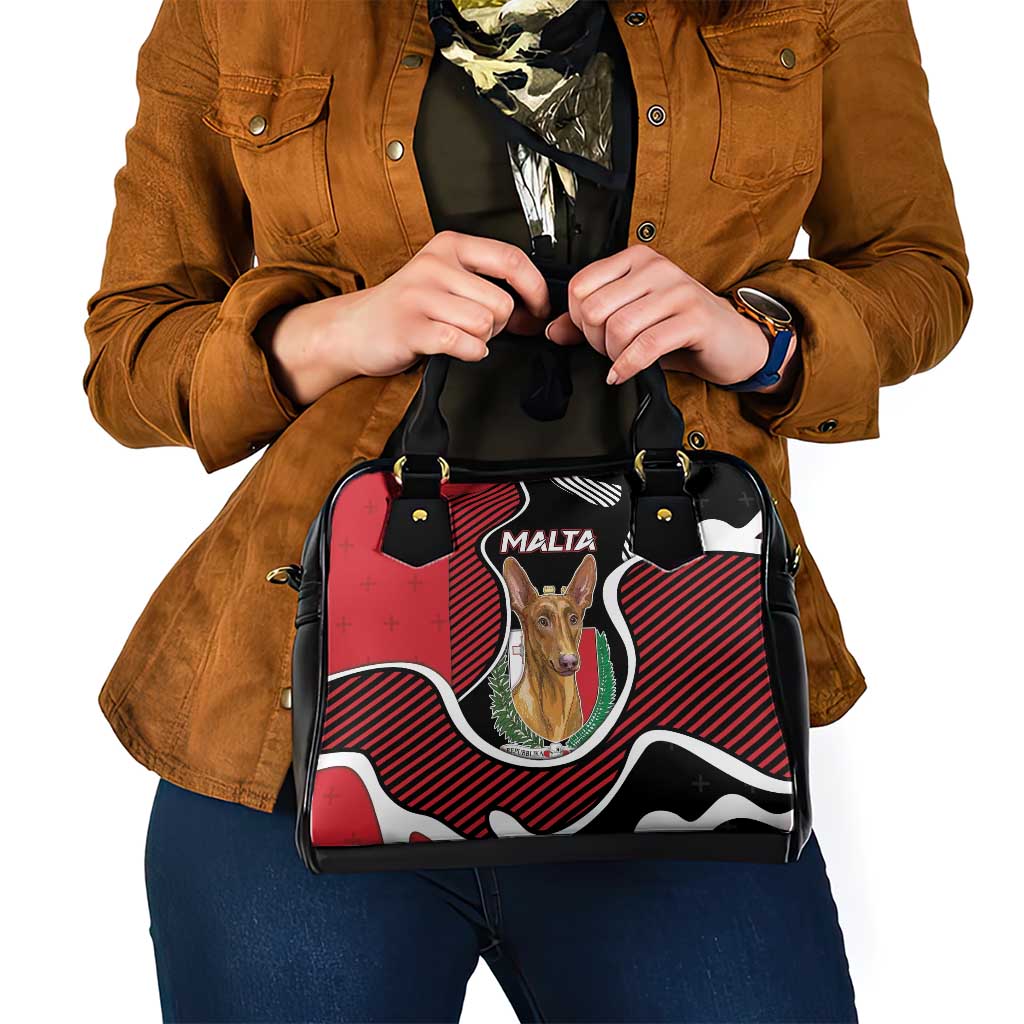 Malta Shoulder Handbag Pharaoh Hound In Coat Of Arms DT05