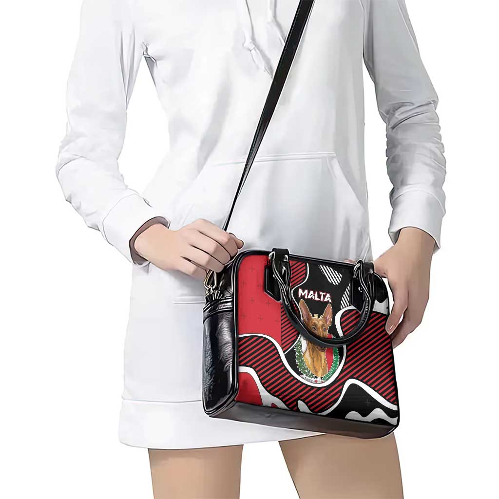 Malta Shoulder Handbag Pharaoh Hound In Coat Of Arms DT05
