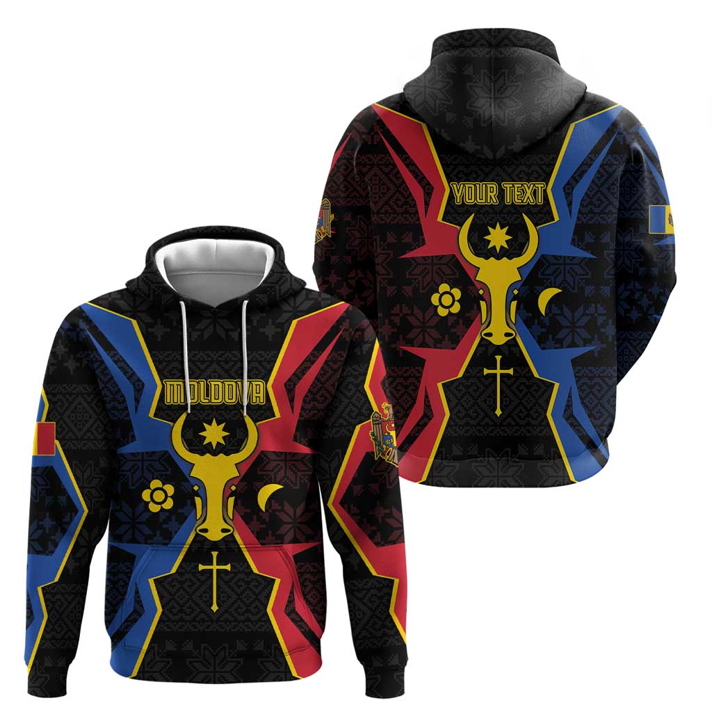 Personalized Moldova Hoodie The Aurochs Symbol With Patterns DT05