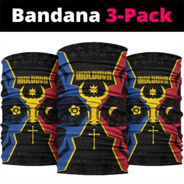 Moldova Neck Gaiter The Aurochs Symbol With Patterns DT05
