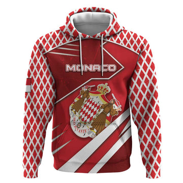 Personalized Monaco Hoodie Coat Of Arms Unique Style DT05