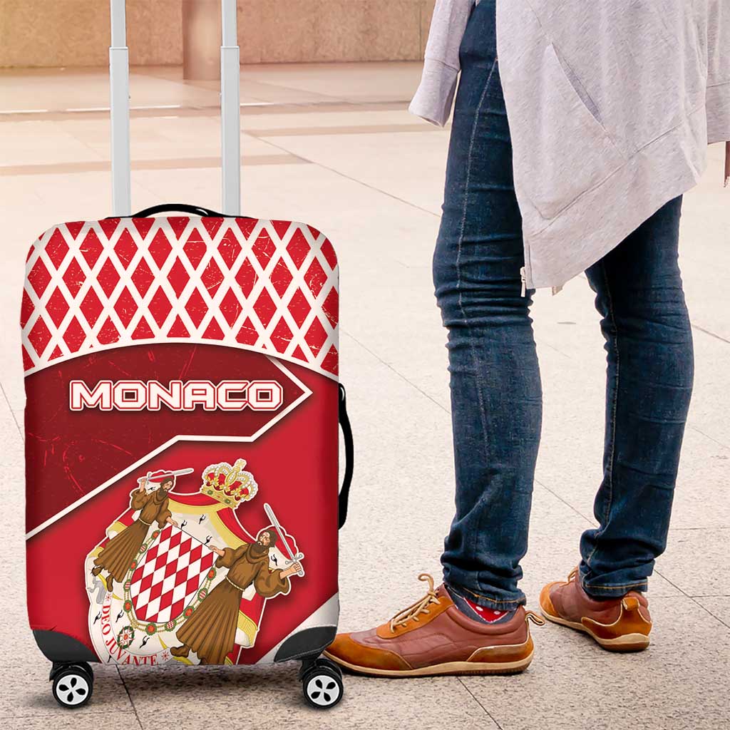 Monaco Luggage Cover Coat Of Arms Unique Style DT05