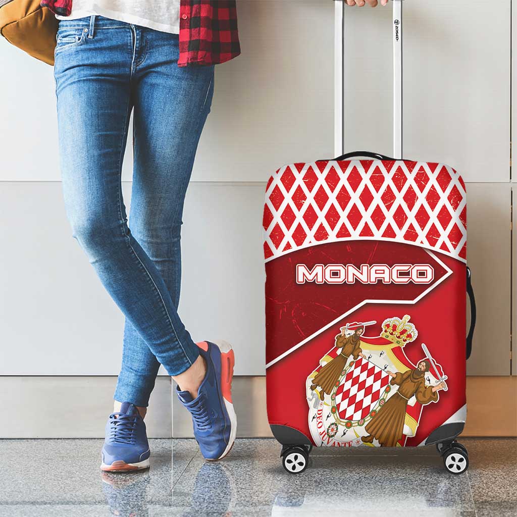Monaco Luggage Cover Coat Of Arms Unique Style DT05