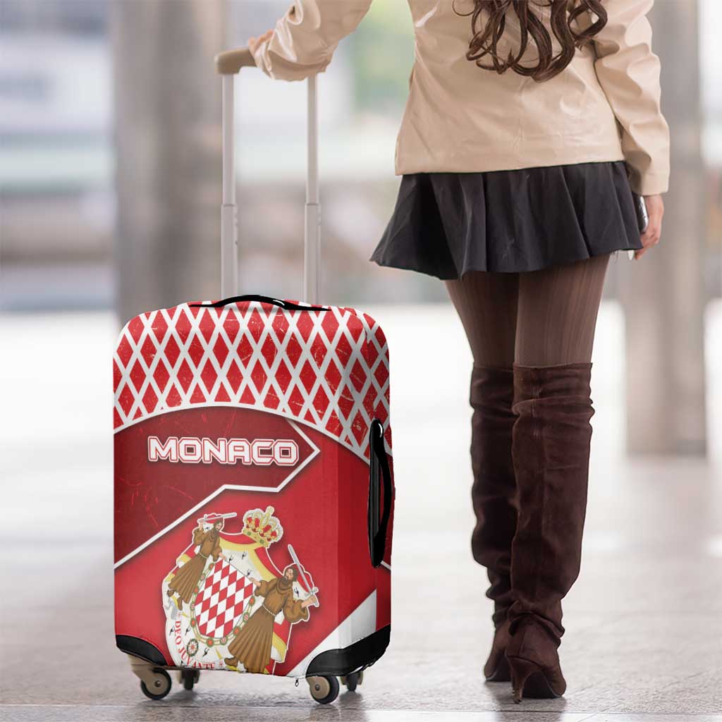 Monaco Luggage Cover Coat Of Arms Unique Style DT05