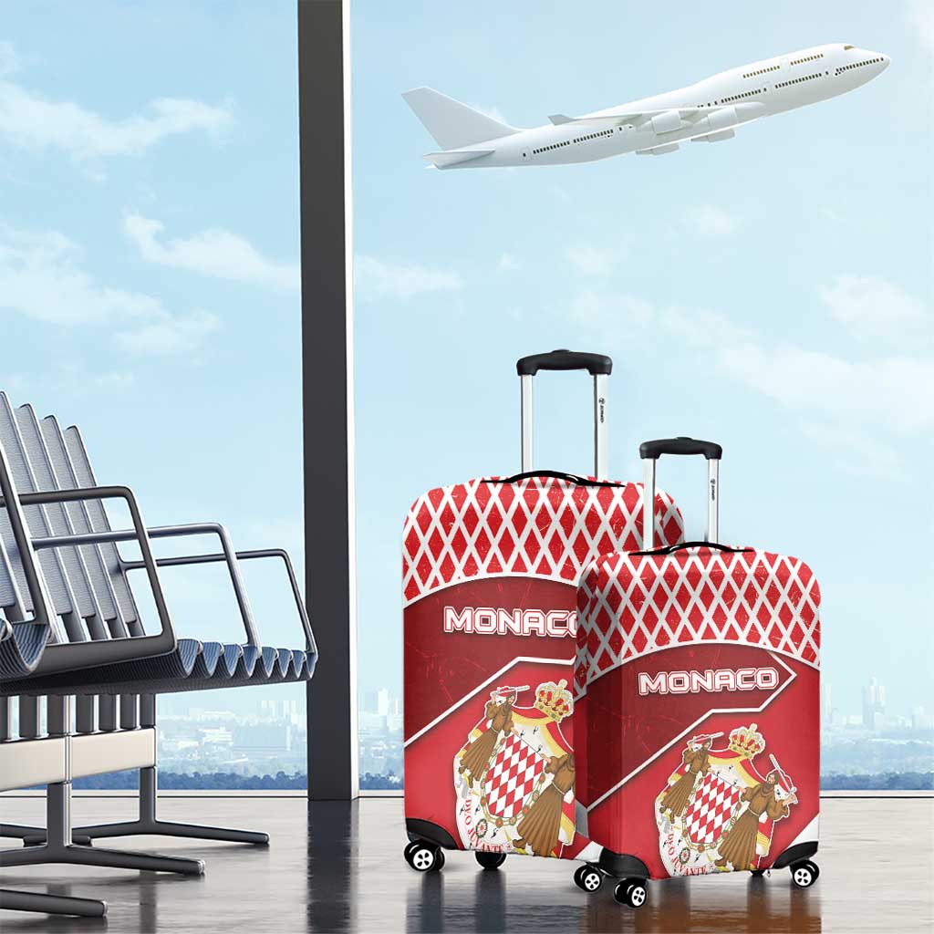 Monaco Luggage Cover Coat Of Arms Unique Style DT05
