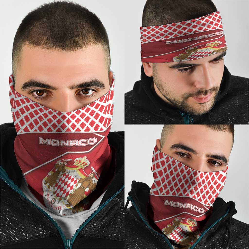 Monaco Neck Gaiter Coat Of Arms Unique Style DT05