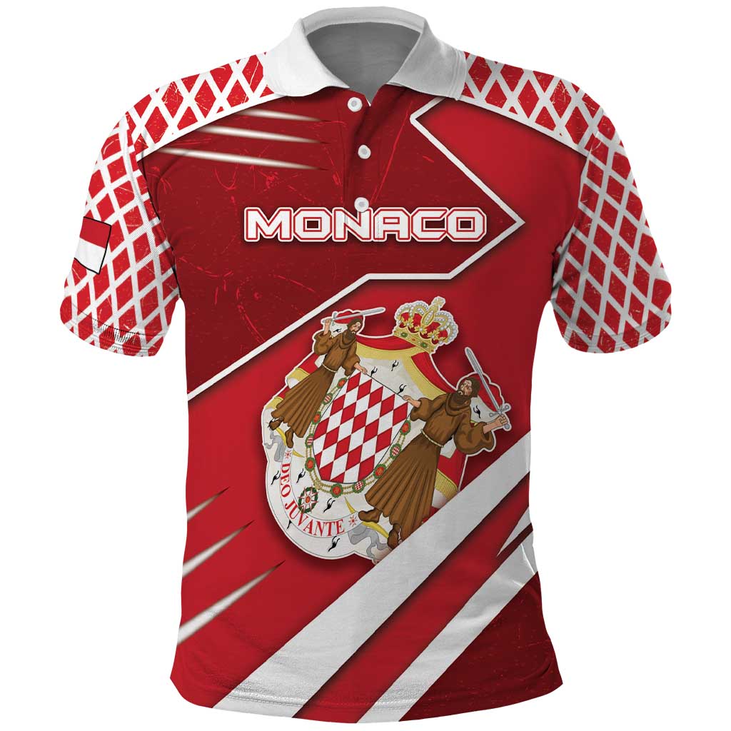 Personalized Monaco Polo Shirt Coat Of Arms Unique Style DT05