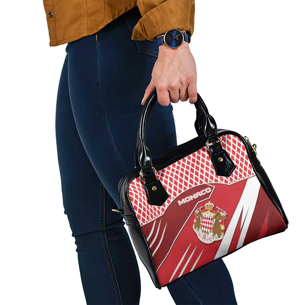Monaco Shoulder Handbag Coat Of Arms Unique Style DT05