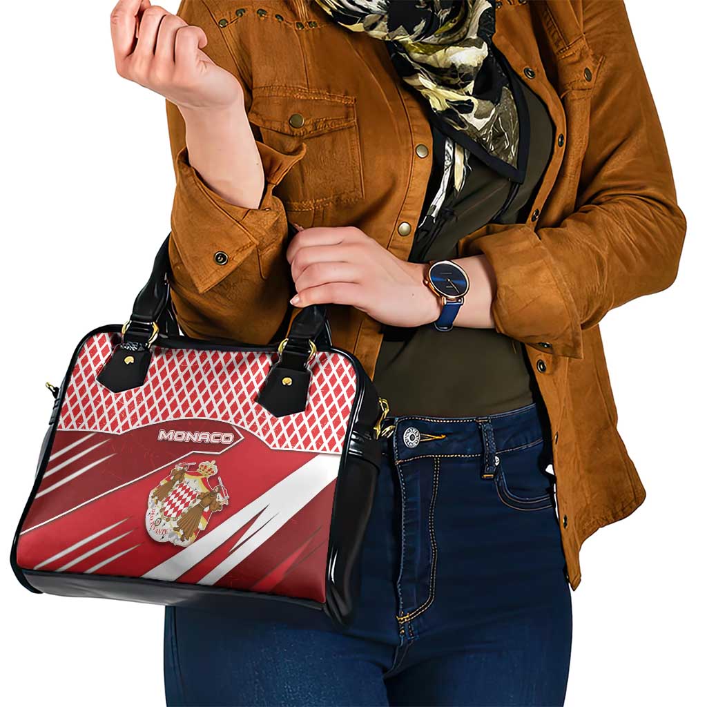 Monaco Shoulder Handbag Coat Of Arms Unique Style DT05