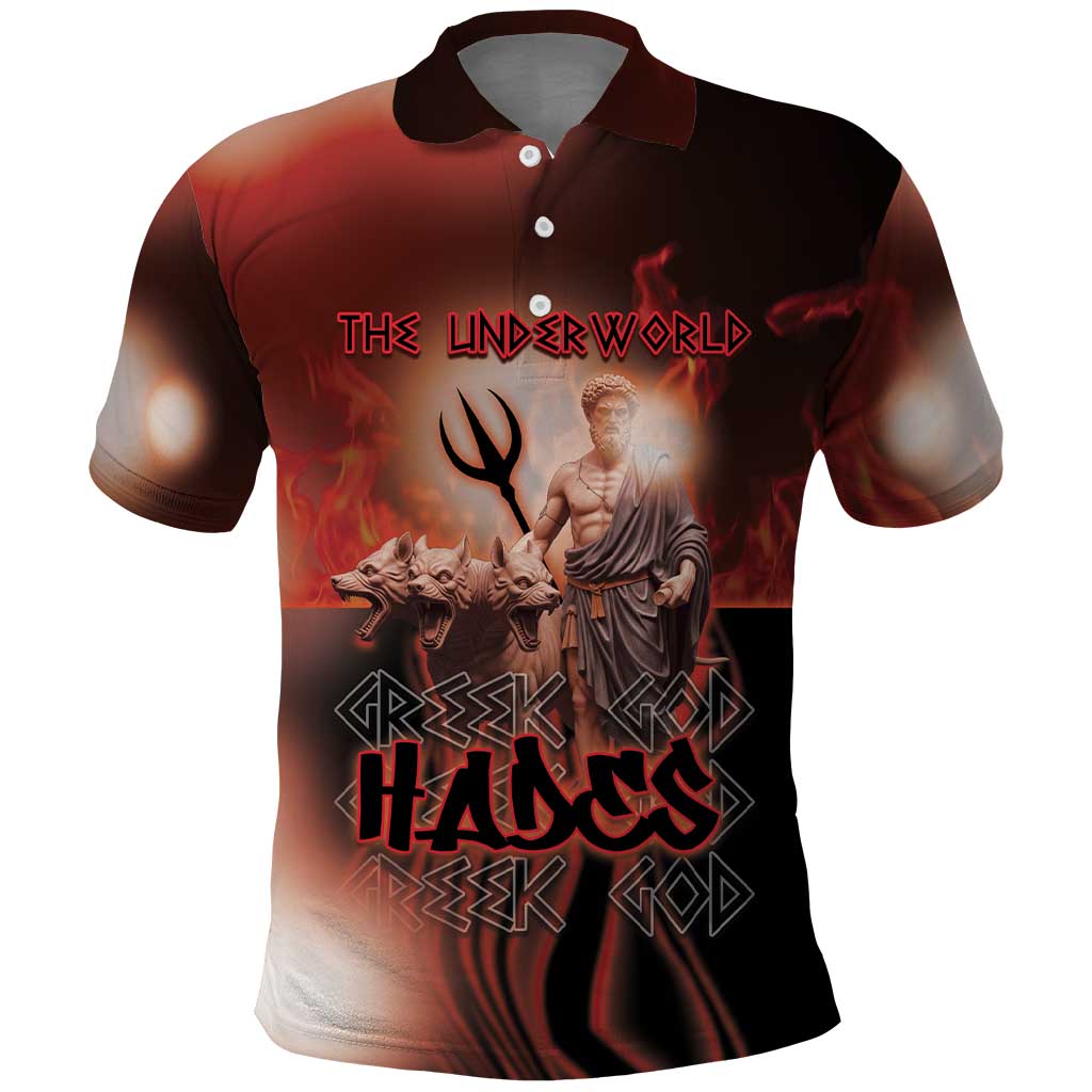 Ancient Greek Hades Polo Shirt King Of The Underworld DT05