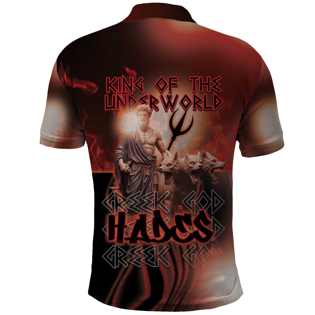 Ancient Greek Hades Polo Shirt King Of The Underworld DT05