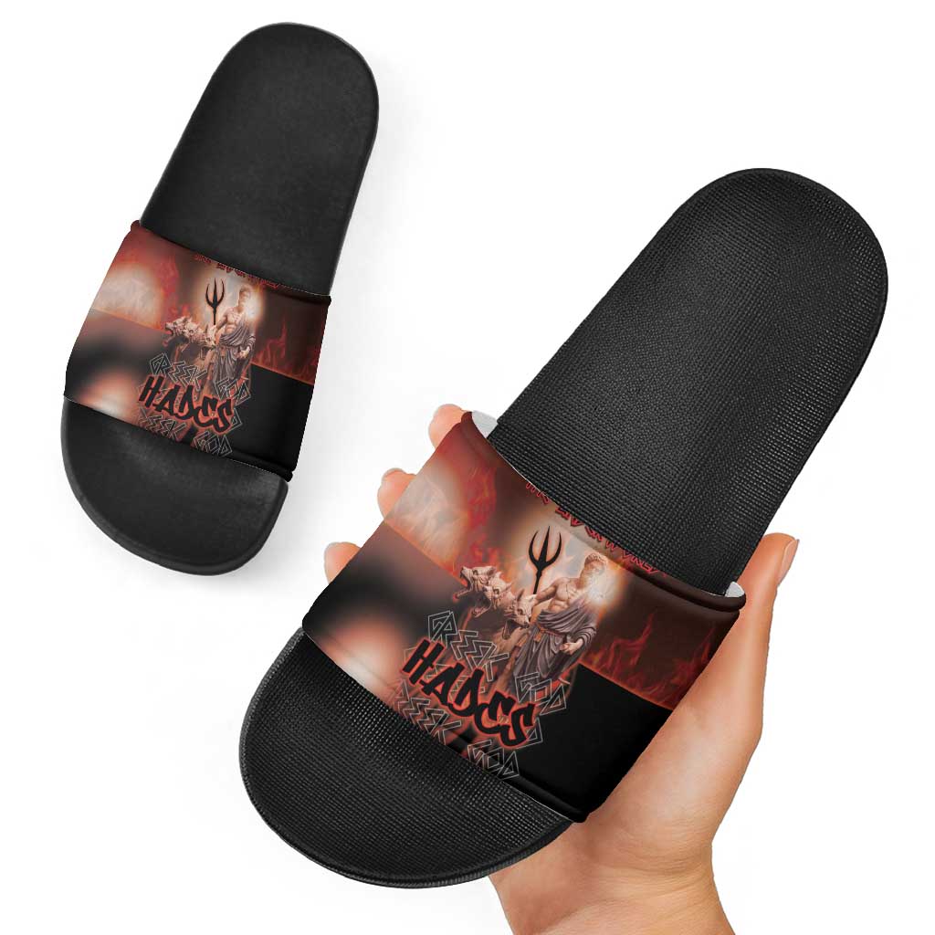 Ancient Greek Hades Slide Sandals King Of The Underworld DT05