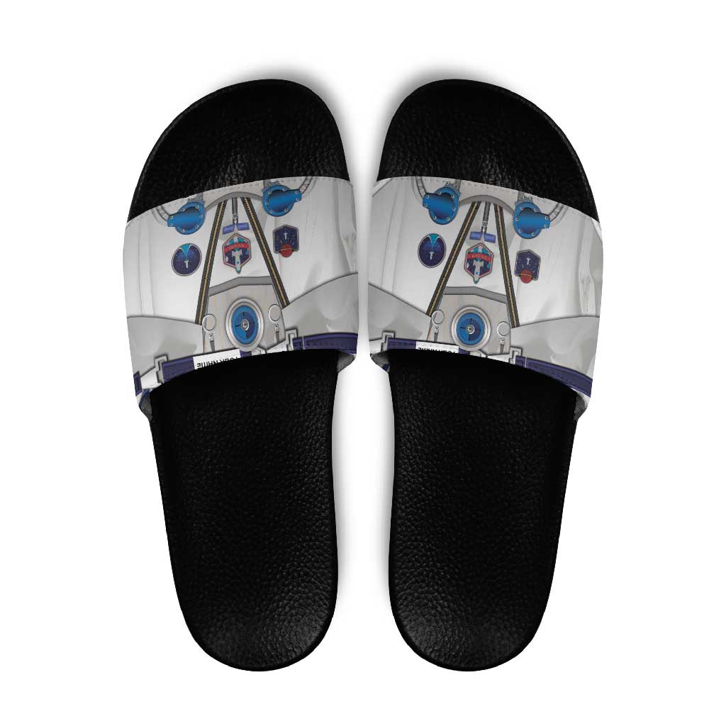 Personalized Astronaut Slide Sandals Space Diving Suit DT05