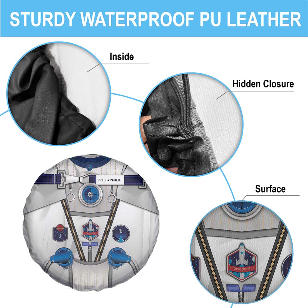 Personalized Astronaut Spare Tire Cover Space Diving Suit DT05