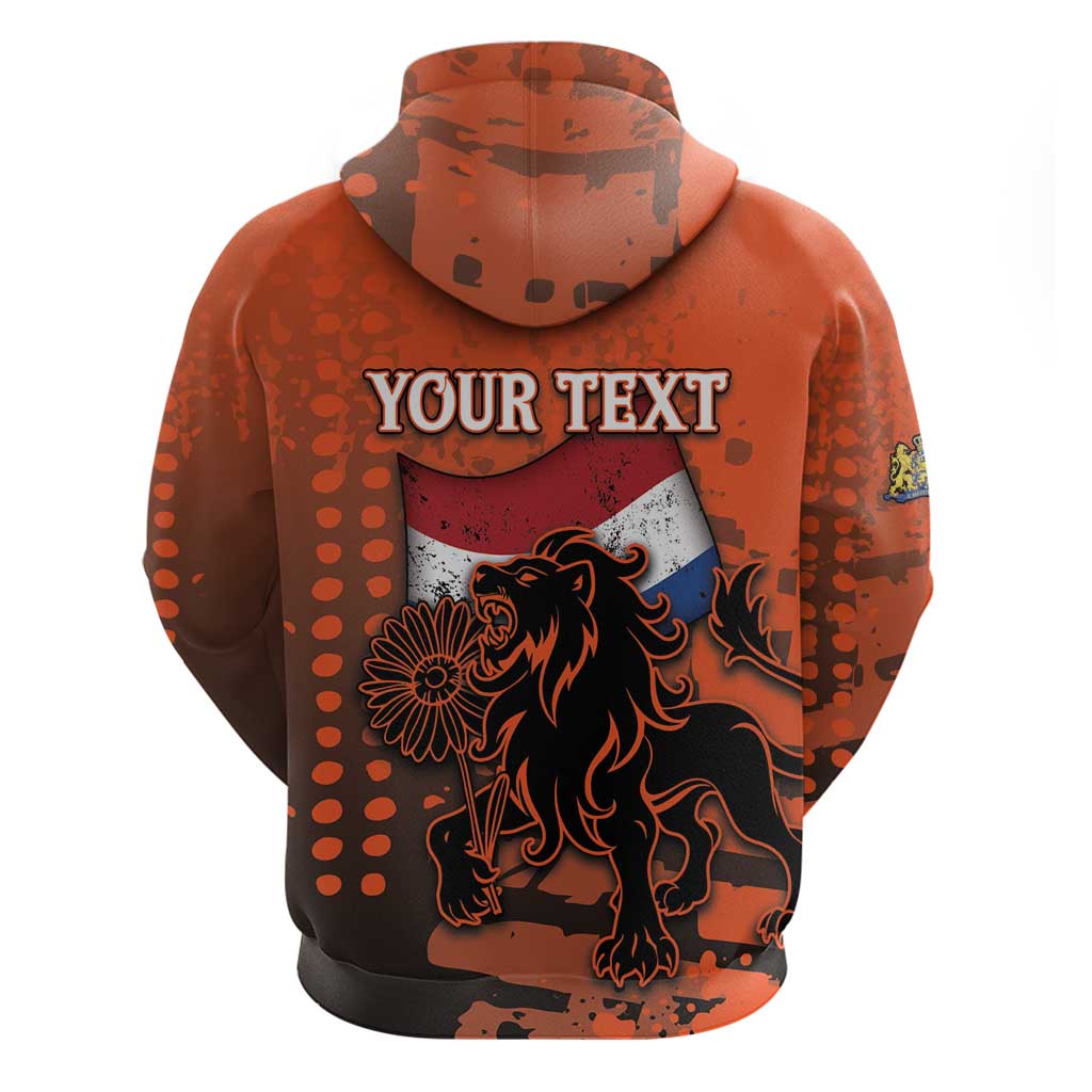 Personalized Netherlands Hoodie Lion With Daisy Flower DT05