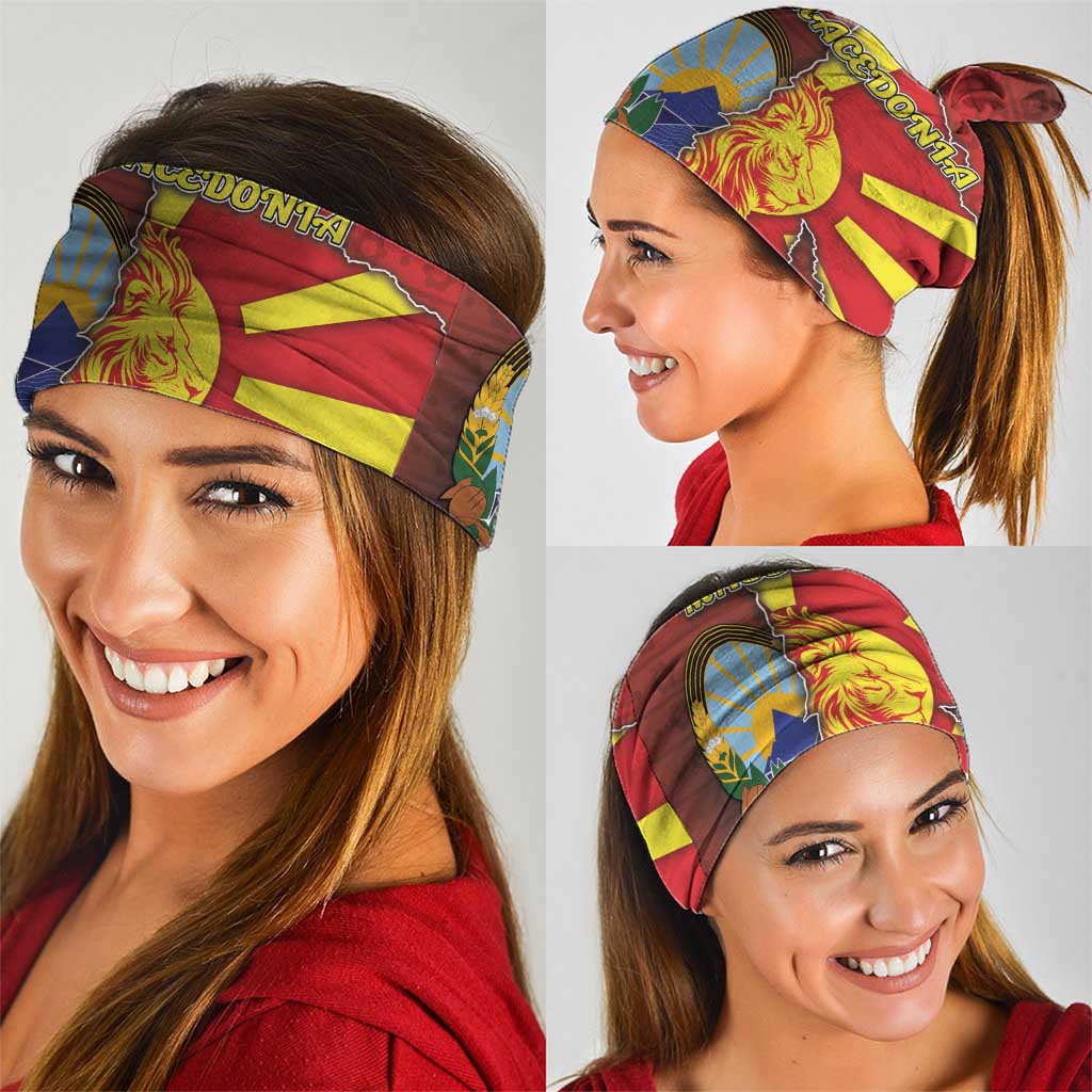 North Macedonia Neck Gaiter National Emblem With Lion DT05