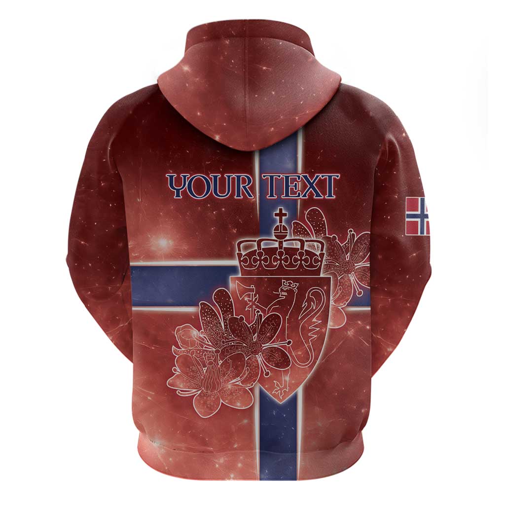 Personalized Norway Hoodie The Moose With Saxifrage Flowers Galaxy Style DT05