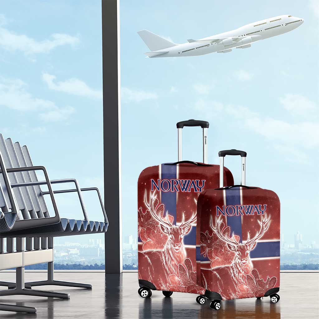 Norway Luggage Cover The Moose With Saxifrage Flowers Galaxy Style DT05