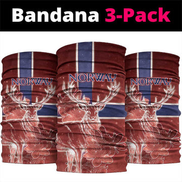 Norway Neck Gaiter The Moose With Saxifrage Flowers Galaxy Style DT05