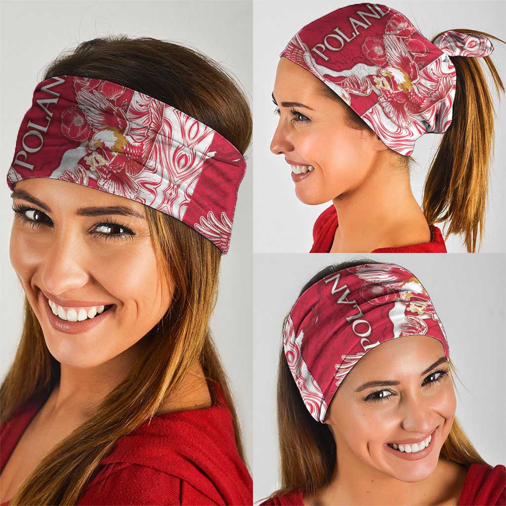Poland Neck Gaiter Two White Eagles Fighting DT05