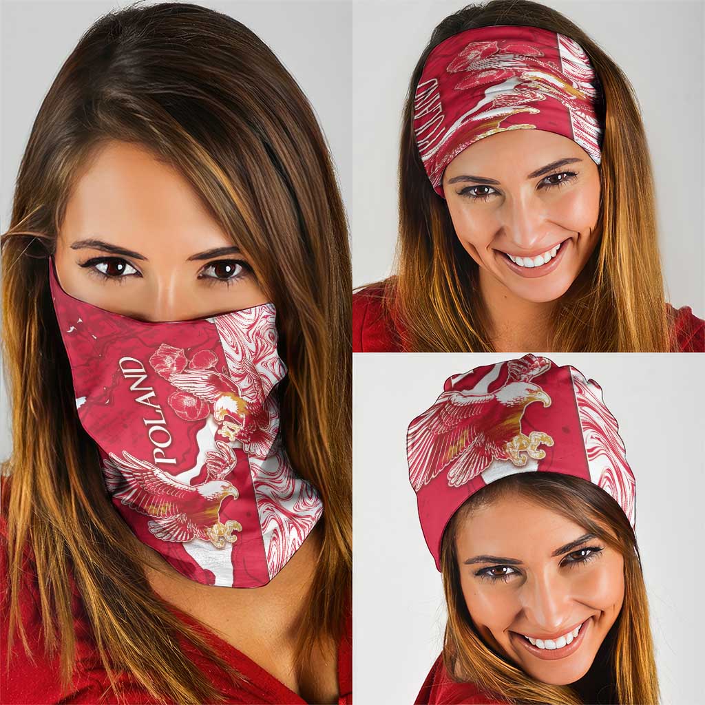 Poland Neck Gaiter Two White Eagles Fighting DT05
