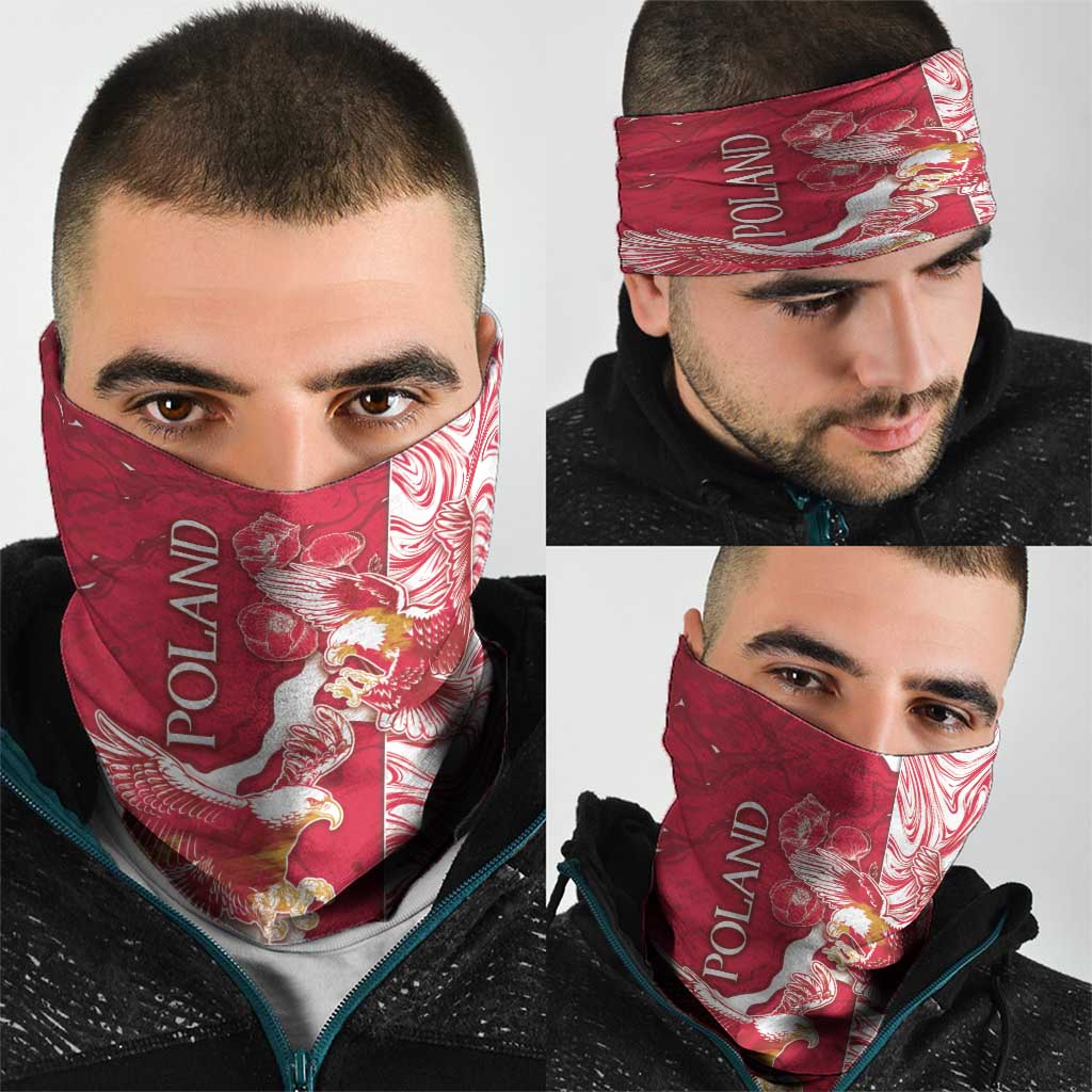 Poland Neck Gaiter Two White Eagles Fighting DT05