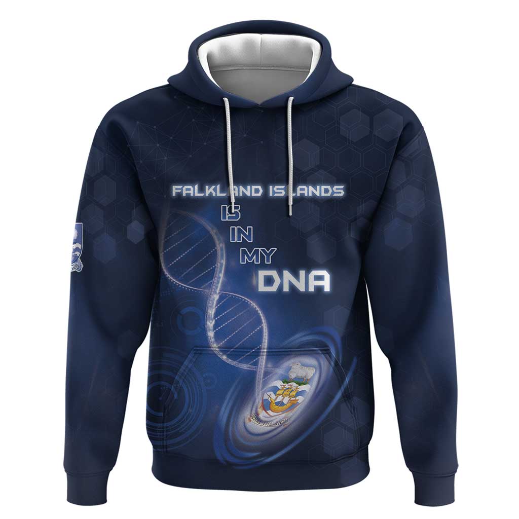 Personalized Falkland Islands Is In My DNA Hoodie DT05