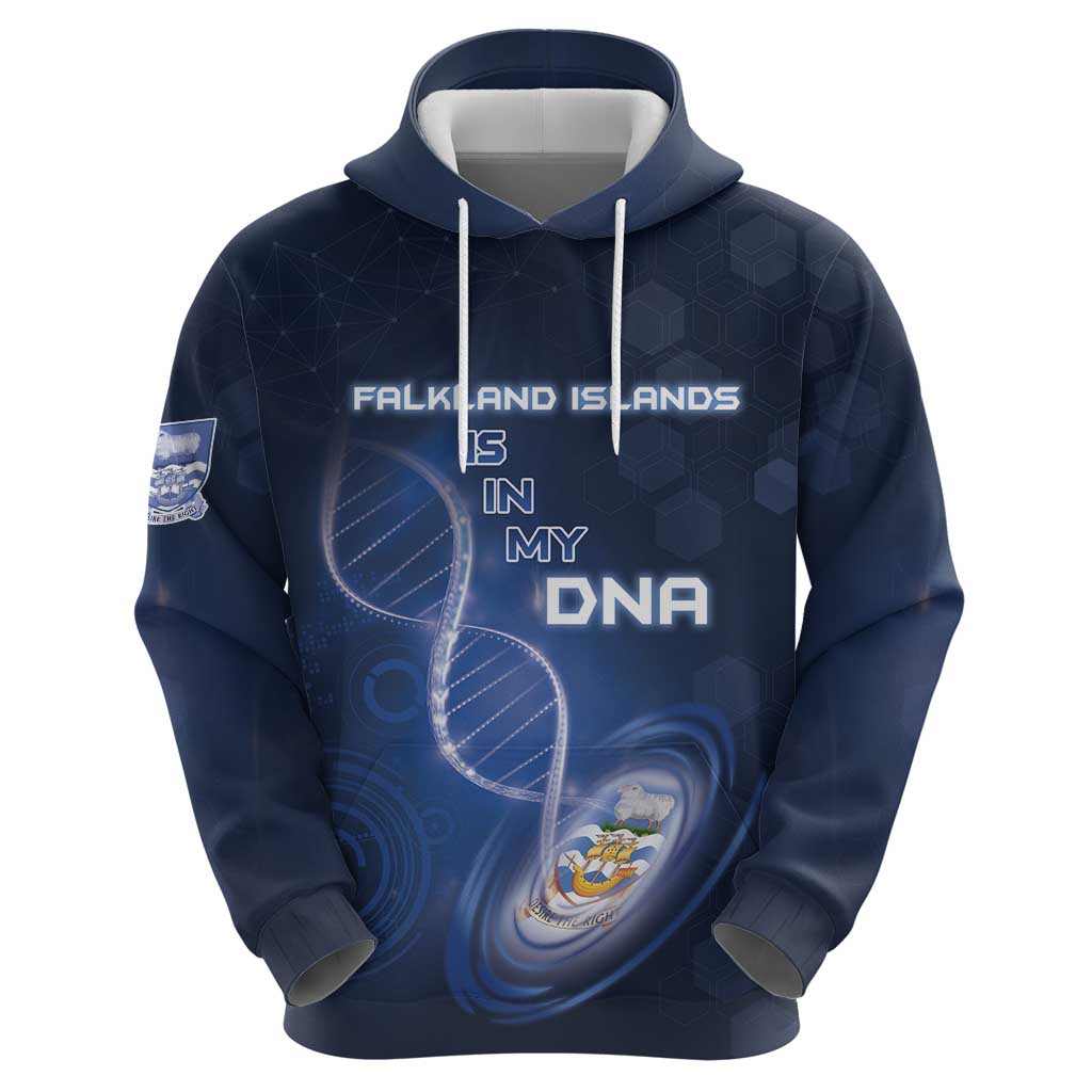 Personalized Falkland Islands Is In My DNA Hoodie DT05