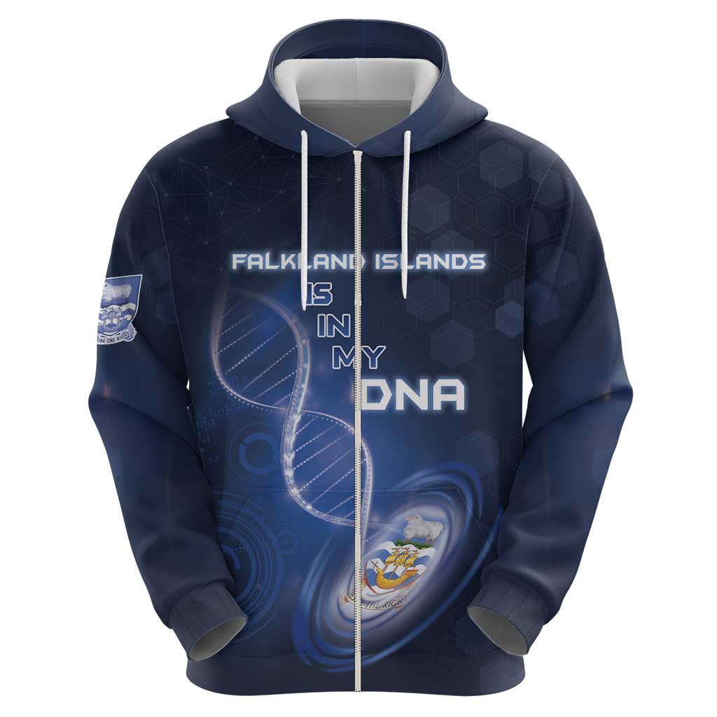 Personalized Falkland Islands Is In My DNA Hoodie DT05