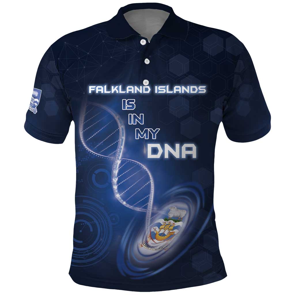 Personalized Falkland Islands Is In My DNA Polo Shirt DT05