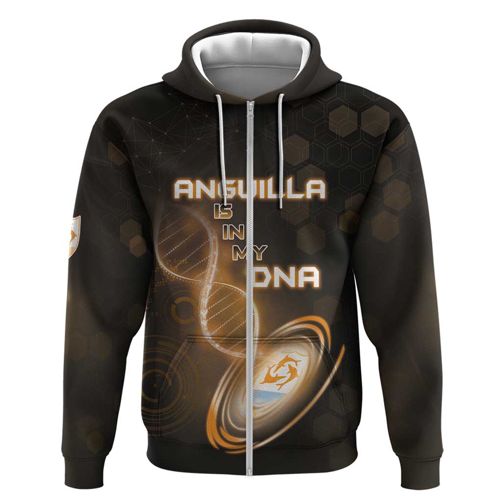 Personalized Anguilla Is In My DNA Hoodie DT05