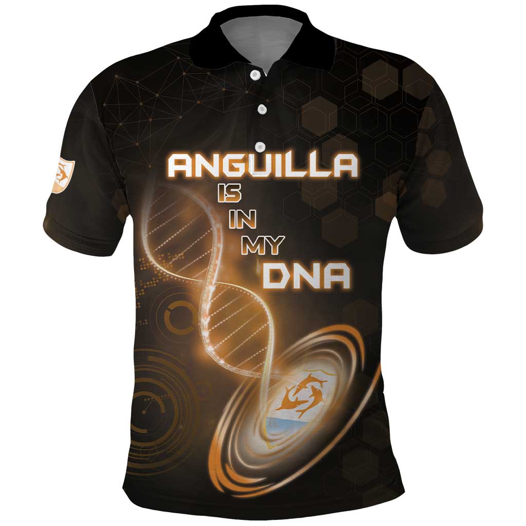 Personalized Anguilla Is In My DNA Polo Shirt DT05