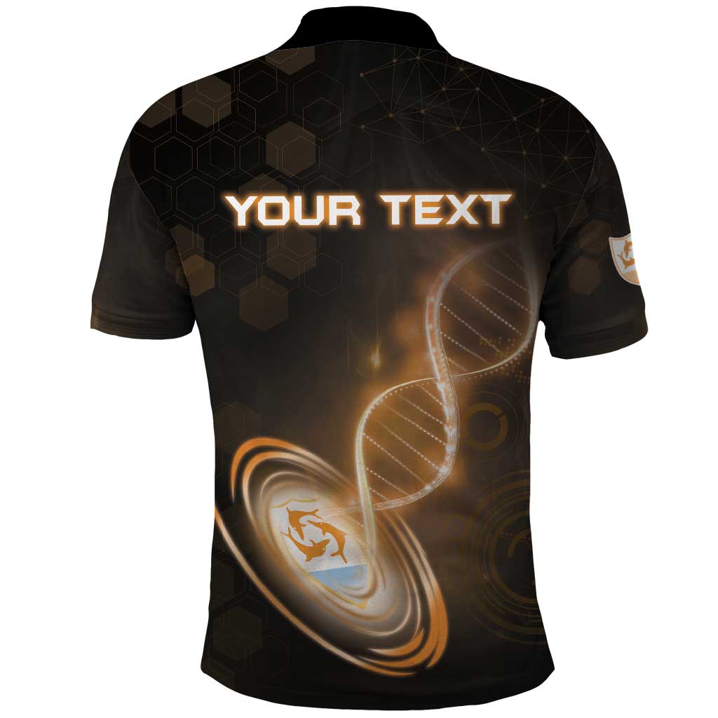 Personalized Anguilla Is In My DNA Polo Shirt DT05