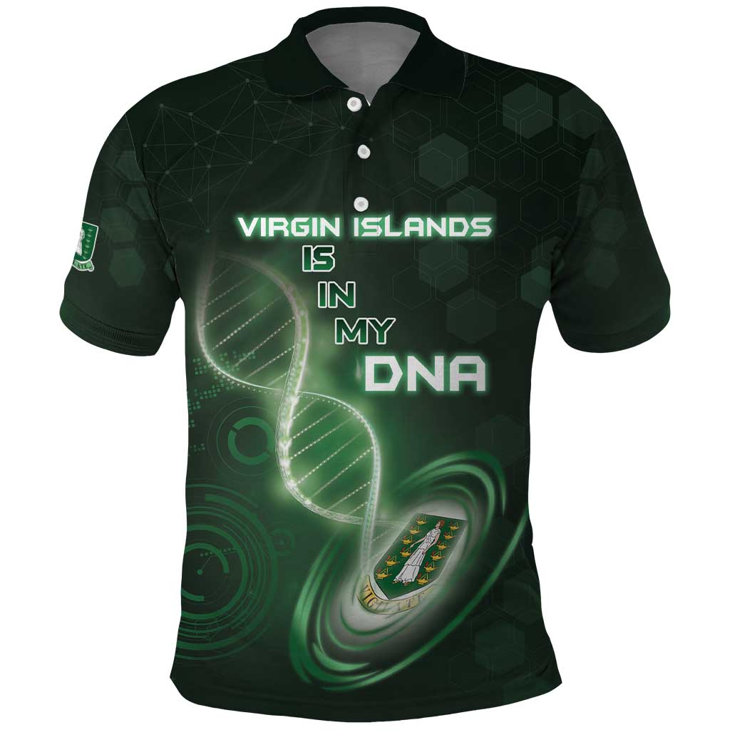 Personalized The British Virgin Islands Is In My DNA Polo Shirt DT05