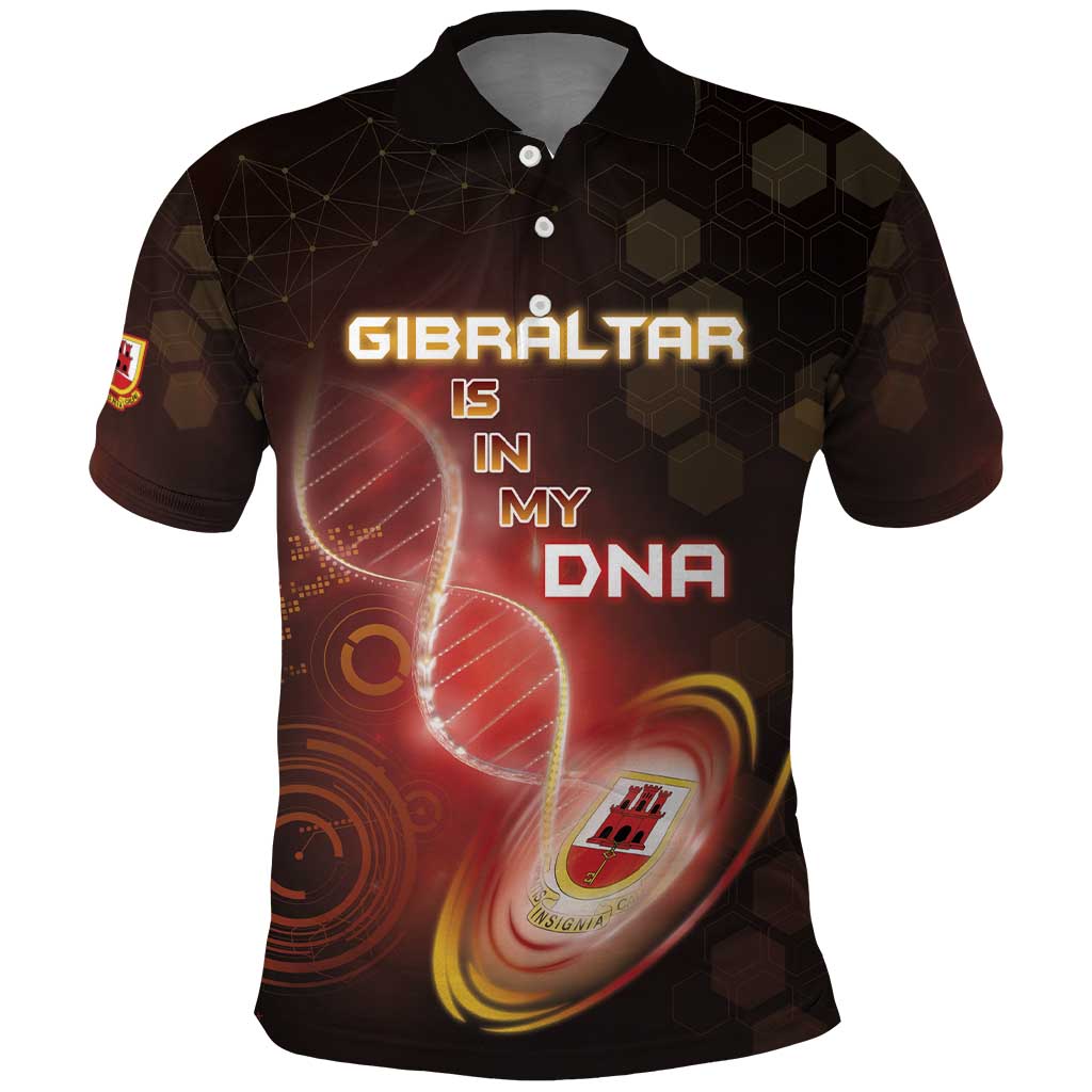 Personalized Gibraltar Is In My DNA Polo Shirt DT05