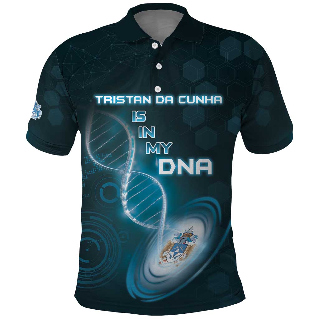 Personalized Tristan Da Cunha Is In My DNA Polo Shirt DT05