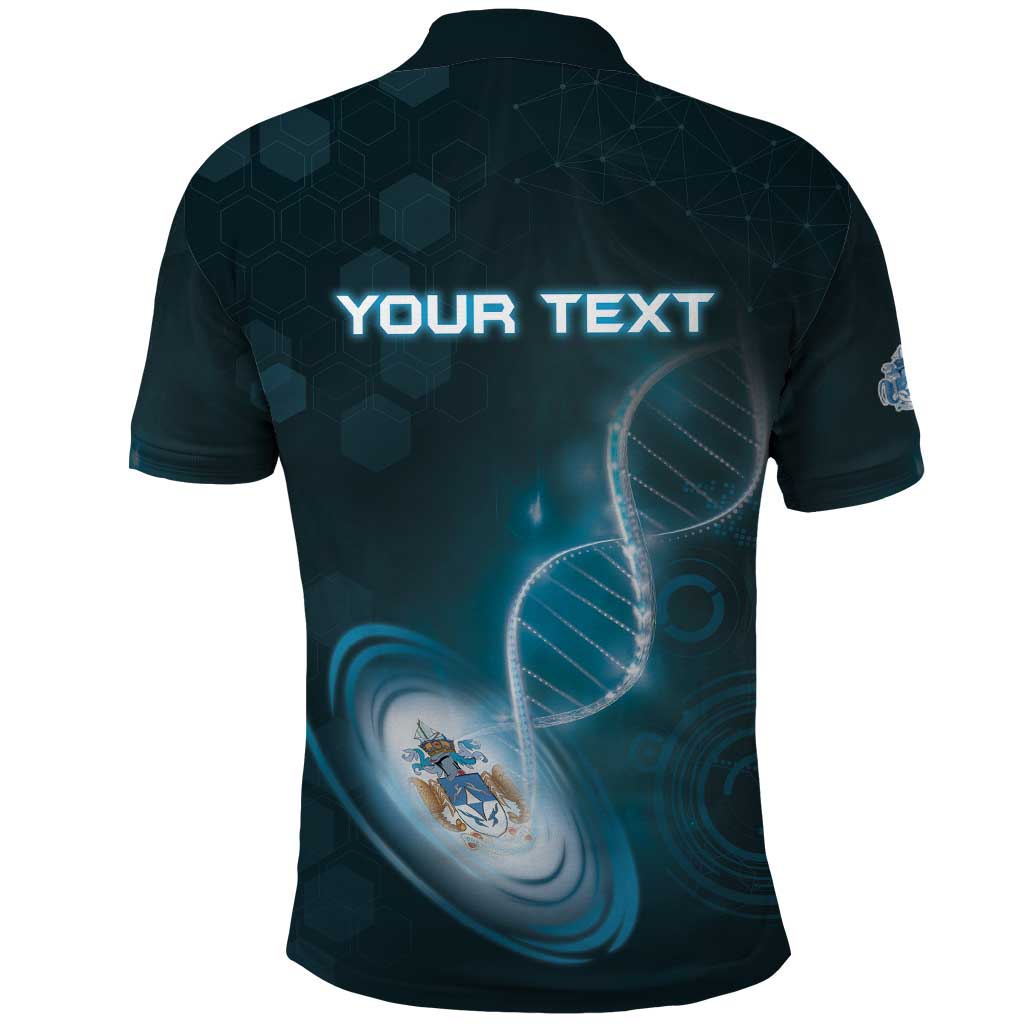 Personalized Tristan Da Cunha Is In My DNA Polo Shirt DT05