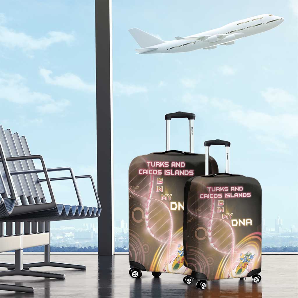 Turks And Caicos Islands Is In My DNA Luggage Cover DT05