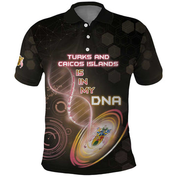 Personalized Turks And Caicos Islands Is In My DNA Polo Shirt DT05